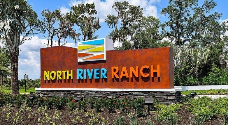 North River Ranch showcasing modern amenities, trails, and neighborhood gathering areas.